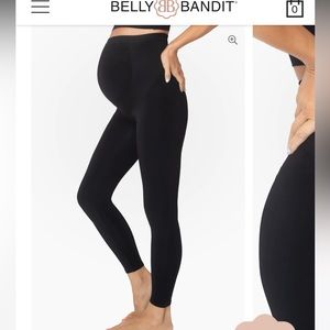 Black maternity leggings